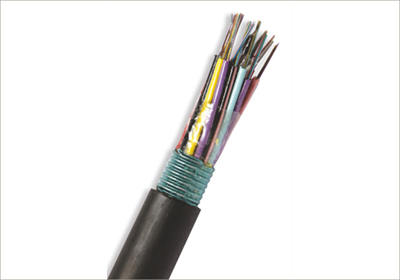 Outdoor Multi Loose-Tube Steel Armored Jelly-Filled Single-Jacket Optical Fiber Cables